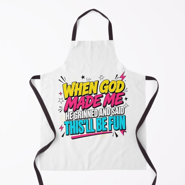 Item preview, When God Made Me Fun Quote designed and sold by BalanceWithSara.