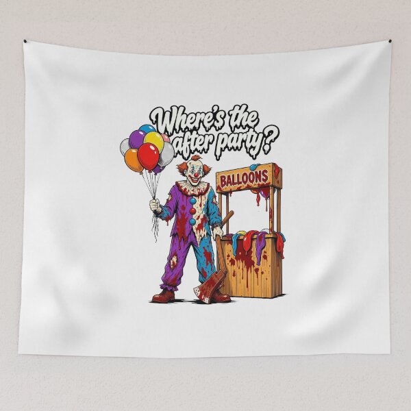 Item preview, Where's the Afterparty Clown designed and sold by BalanceWithSara.