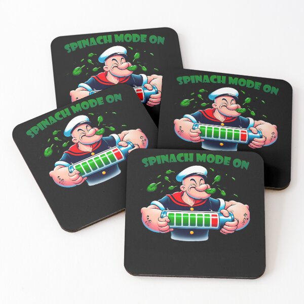 Item preview, The Sailor Spinach Mode On Battery designed and sold by KariDeserres.