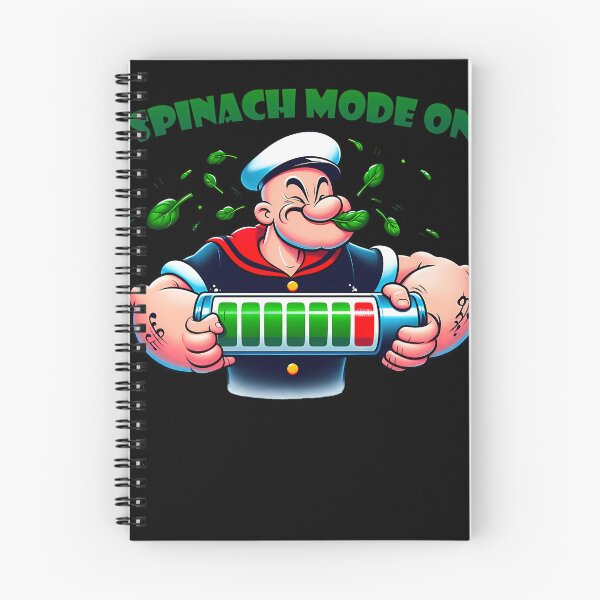 Item preview, The Sailor Spinach Mode On Battery designed and sold by KariDeserres.