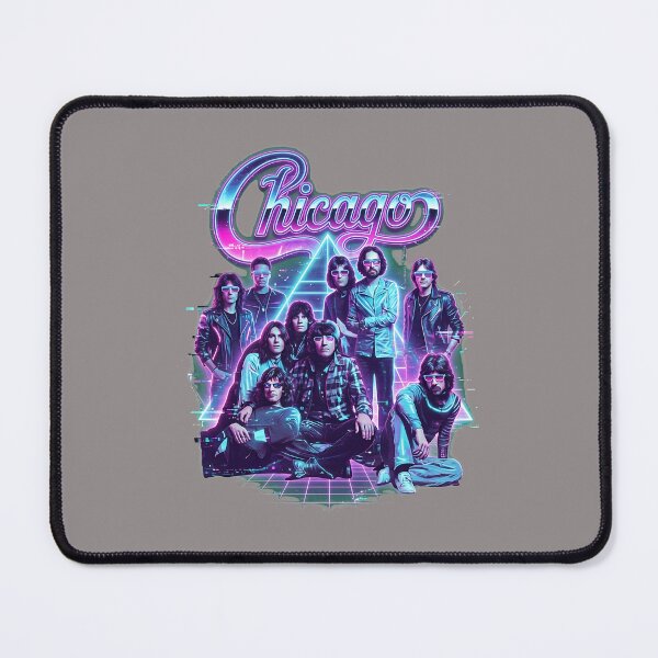 Item preview, Chicago Band Logo Retro Group Portrait Graphic-87 designed and sold by MichaelMayers.
