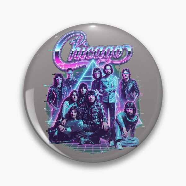 Item preview, Chicago Band Logo Retro Group Portrait Graphic-87 designed and sold by MichaelMayers.