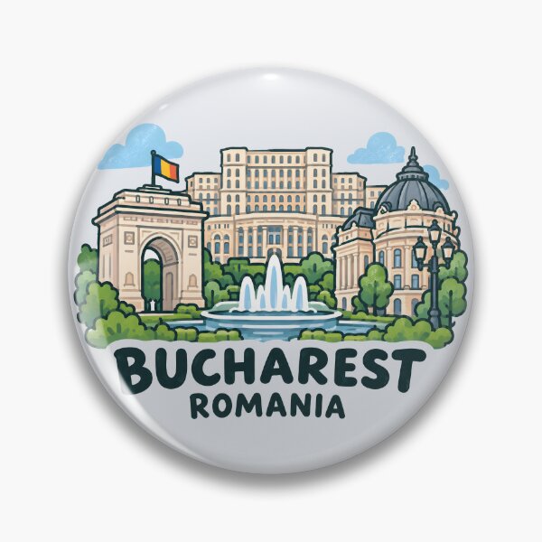 Item preview, Bucharest Romania Cute City designed and sold by HowToCanadian.