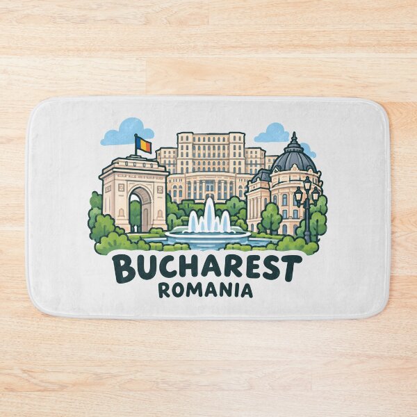 Item preview, Bucharest Romania Cute City designed and sold by HowToCanadian.