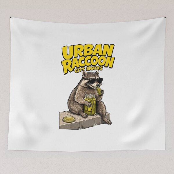 Item preview, Urban Raccoon Snacks Street Style designed and sold by BalanceWithSara.