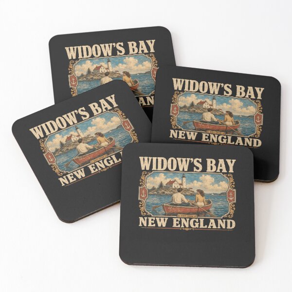 Item preview, Widows Bay New England Vintage Lighthouse Rowboat Coastal Nautical Graphic designed and sold by GiftsProShop.
