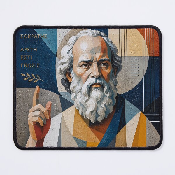 Item preview, Ancient Greek Philosopher Socrates Painting - Philosophy and Reason designed and sold by GalleryKauffeld.