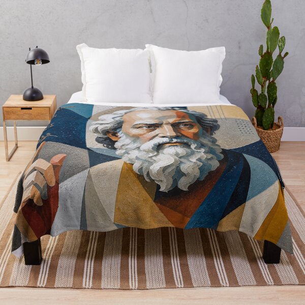 Item preview, Ancient Greek Philosopher Socrates Painting - Philosophy and Reason designed and sold by GalleryKauffeld.