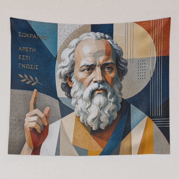 Item preview, Ancient Greek Philosopher Socrates Painting - Philosophy and Reason designed and sold by GalleryKauffeld.
