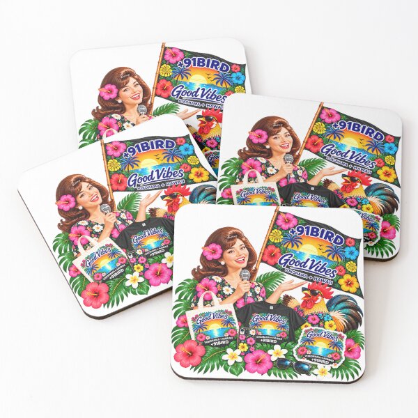 Item preview, Good Vibes Yokohama + Hawaii – Tropical Sunset designed and sold by Plus91BIRD.