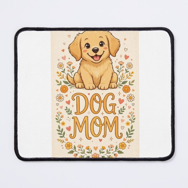 Item preview, Dog Mom Cute Golden Retriever Design - Funny Dog Lover Gift designed and sold by FakePeopleSuck.