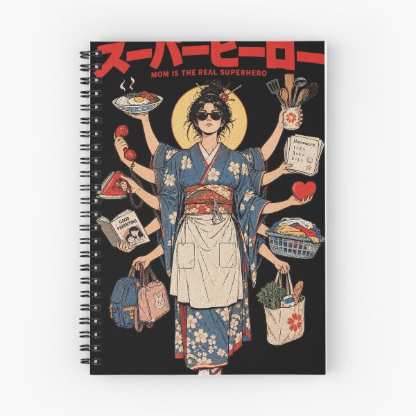 Item preview, Japanese Mama Superhero - Kimono rice bowl Art designed and sold by BRTHRCNK01.
