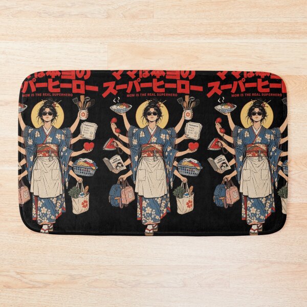 Item preview, Japanese Mama Superhero - Kimono rice bowl Art designed and sold by BRTHRCNK01.