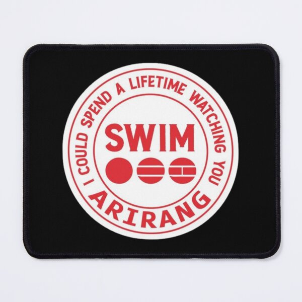 Item preview, BTS Swim Lyric Stamp Badge Arirang Graphic designed and sold by Palette & Hue.