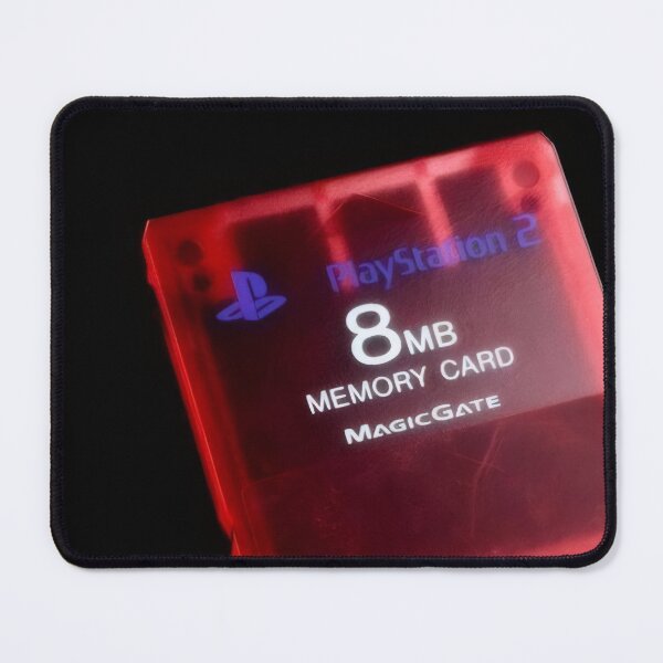 Item preview, Translucent Red PS2 Memory Card - 8MB Pure Retro Gaming Nostalgia designed and sold by Billy Morfo™.