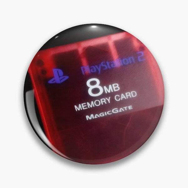 Item preview, Translucent Red PS2 Memory Card - 8MB Pure Retro Gaming Nostalgia designed and sold by Billy Morfo™.