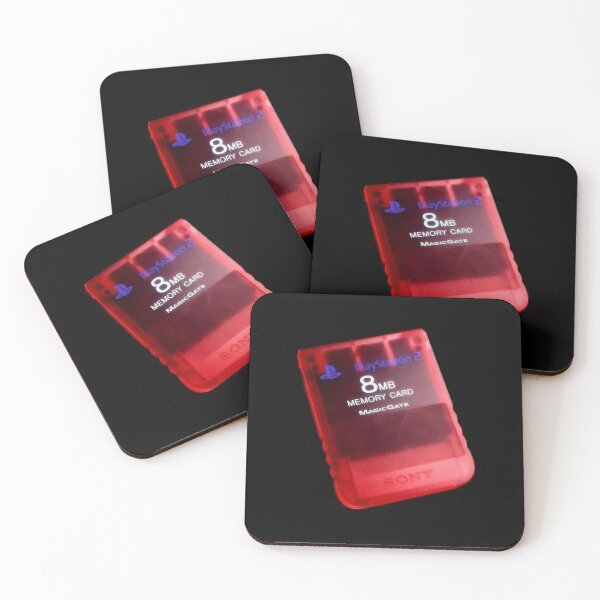Item preview, Translucent Red PS2 Memory Card - 8MB Pure Retro Gaming Nostalgia designed and sold by Billy Morfo™.