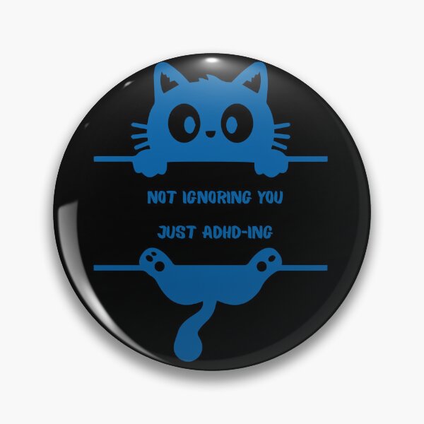 Item preview, Not Ignoring You Just ADHD-ing. Funny ADHD Cat designed and sold by T-version.