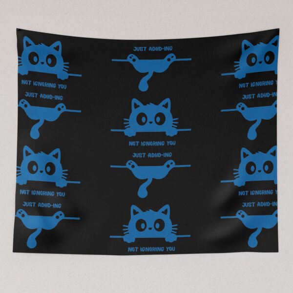 Item preview, Not Ignoring You Just ADHD-ing. Funny ADHD Cat designed and sold by T-version.