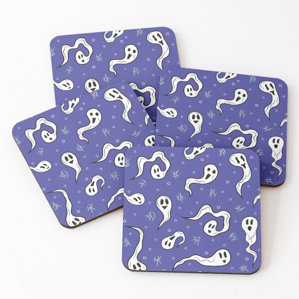 Item preview, Ghosts Pattern 1 - Ghostly Purple designed and sold by Daniel Bevis Design.