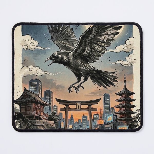 Item preview, Sacred Crow, Urban Night designed and sold by iris-festival.