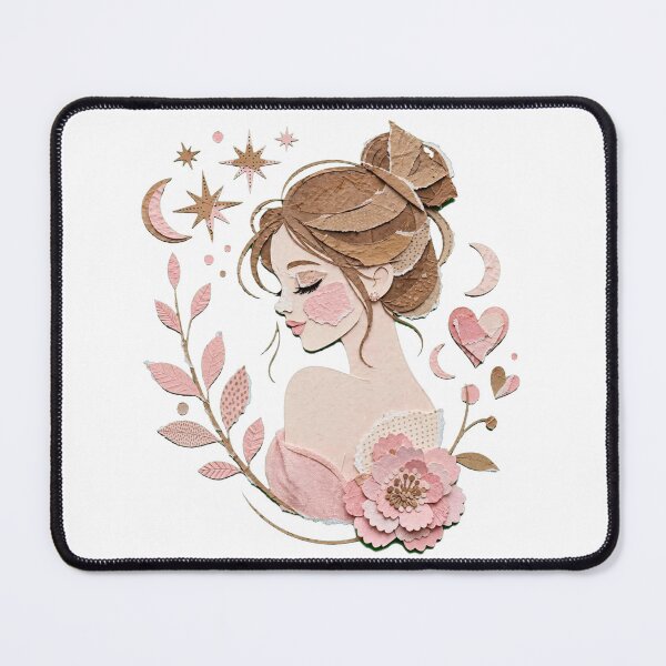 Item preview, Floral Moon and Hearts Art designed and sold by Emamohamed.