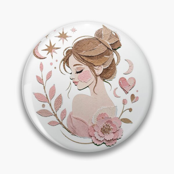 Item preview,  Floral Moon and Hearts Art designed and sold by Emamohamed.