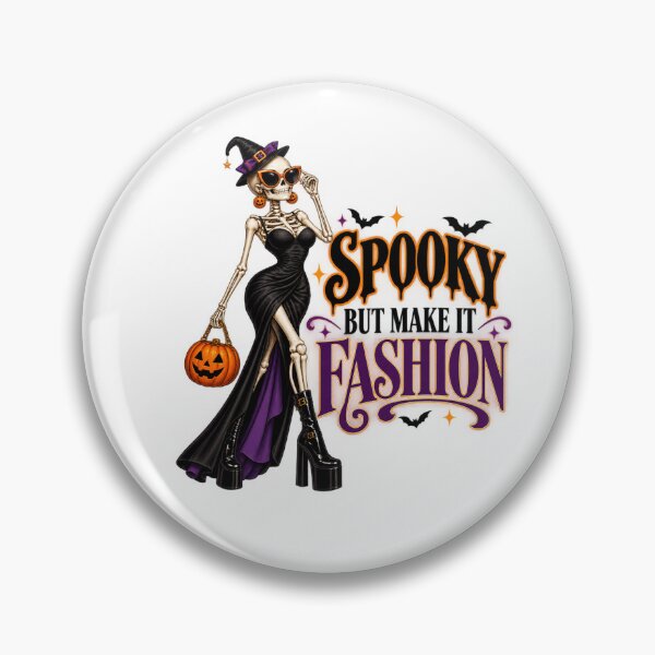 Item preview, Spooky But Make It Fashion Halloween Skeleton | Glam Skeleton Witch Style designed and sold by Pixanova.