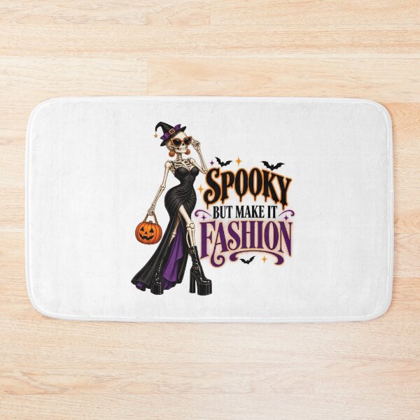 Item preview, Spooky But Make It Fashion Halloween Skeleton | Glam Skeleton Witch Style designed and sold by Pixanova.