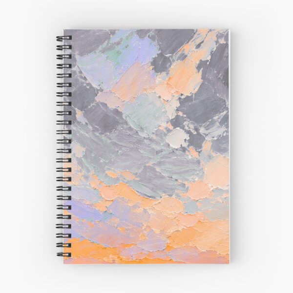 Item preview, Impressionist Winter Pastel Sky Mountain Painting Dusky designed and sold by Paper&Palette.