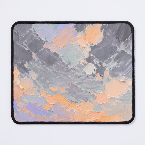 Item preview, Impressionist Winter Pastel Sky Mountain Painting Dusky designed and sold by Paper&Palette.