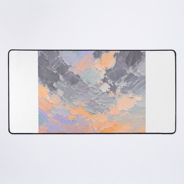 Item preview, Impressionist Winter Pastel Sky Mountain Painting Dusky designed and sold by Paper&Palette.