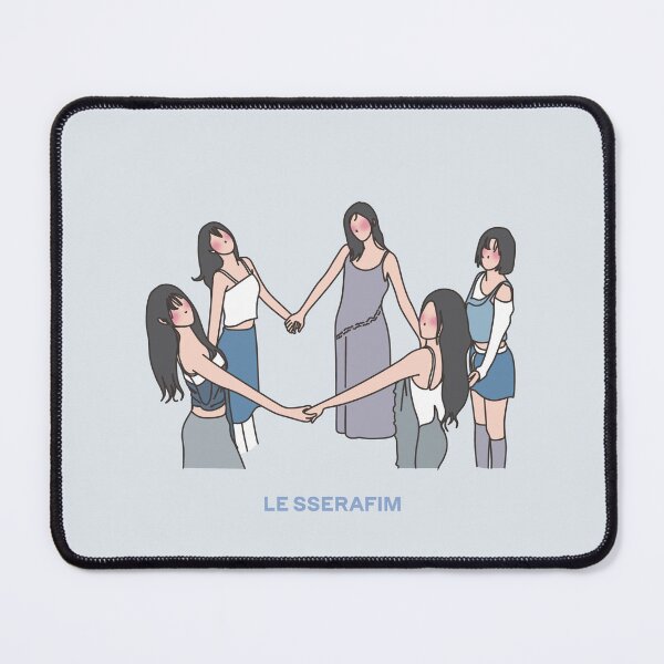 Item preview, LE SSERAFIM KPOP ART designed and sold by cepluk.