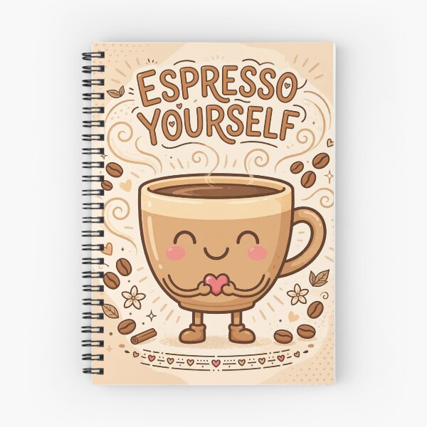 Item preview, Espresso Yourself Cute Coffee Design - Funny Barista Gift for Coffee Lovers designed and sold by FakePeopleSuck.