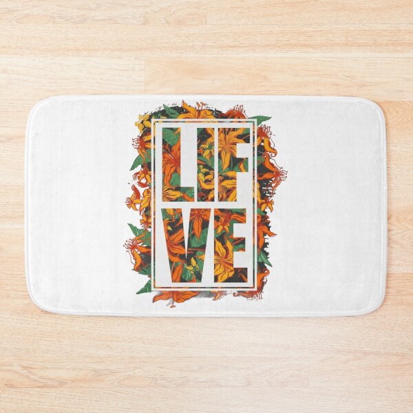 Item preview, Live Orange Floral designed and sold by Mary Ney.