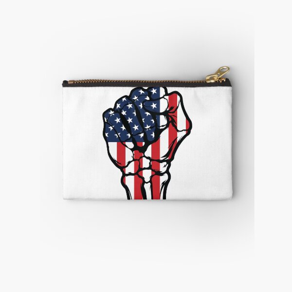Item preview, Vintage American Flag Skeleton Fist - Distressed Patriotic designed and sold by Marshallamoakohene.