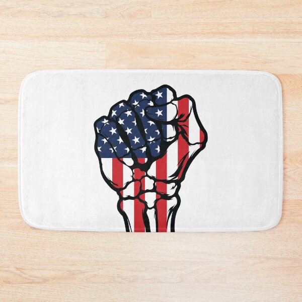 Item preview, Vintage American Flag Skeleton Fist - Distressed Patriotic designed and sold by Marshallamoakohene.