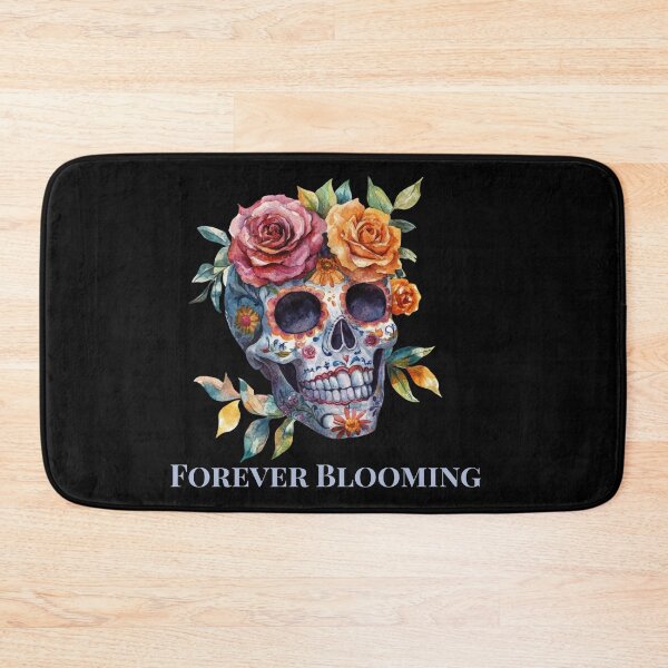 Item preview, Forever Blooming Watercolor Skull with Roses designed and sold by EwaMariaShop.