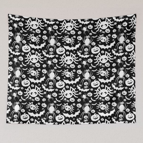 Item preview, Halloween Print (White & Black] designed and sold by MokaMizore97.