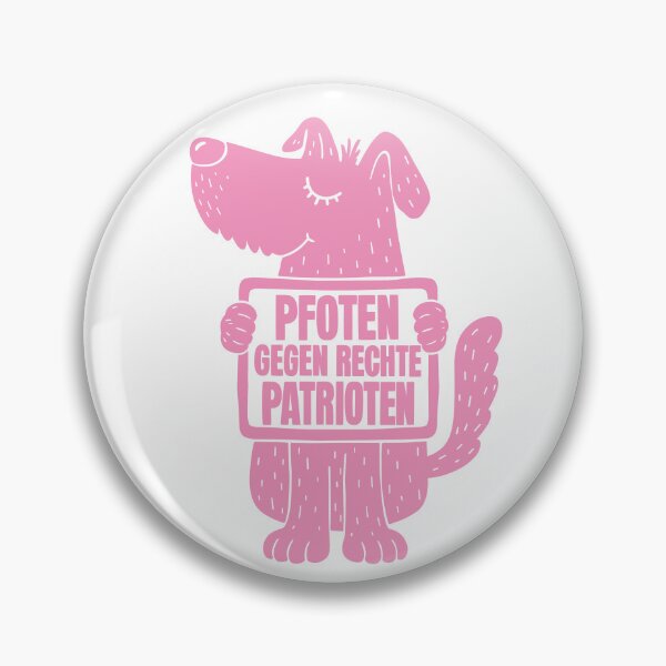 Item preview, Paws against right-wing patriots (pink) designed and sold by DerKunstraum.