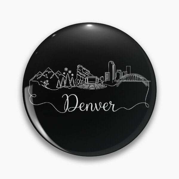 Artikelvorschau, Denver Colorado Souvenir Frauen Skyline von Denver entworfen und verkauft von DSWShirts.