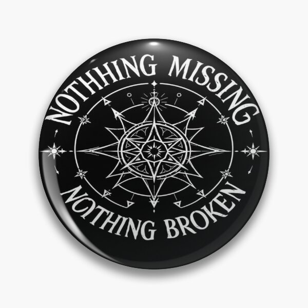 Artikelvorschau, Nothing Missing, Nothing Broken T-Shirt – Minimal Affirmation Graphic Tee entworfen und verkauft von zakarov27.