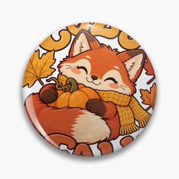 Item preview, Cozy Fall Fox with Pumpkin designed and sold by The198X.