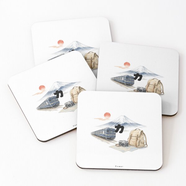 Item preview, Chikara - Power | Japan Train Trip | Japanese Design designed and sold by JapanMemoir.