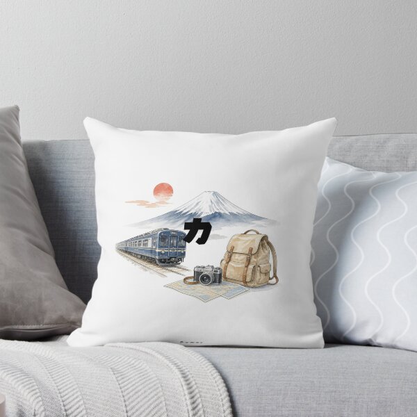Item preview, Chikara - Power | Japan Train Trip | Japanese Design designed and sold by JapanMemoir.