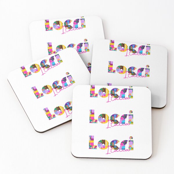 Item preview, Locri, Reggio Calabria, Italy, Italia, colorful typography design for travellers designed and sold by Wanderful-roads.