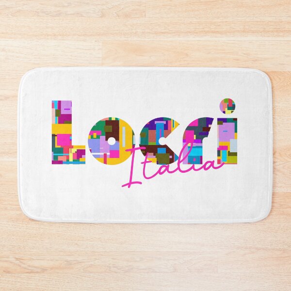 Item preview, Locri, Reggio Calabria, Italy, Italia, colorful typography design for travellers designed and sold by Wanderful-roads.