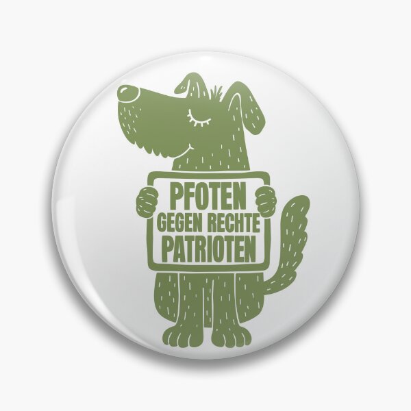 Item preview, Paws against right-wing patriots green designed and sold by DerKunstraum.