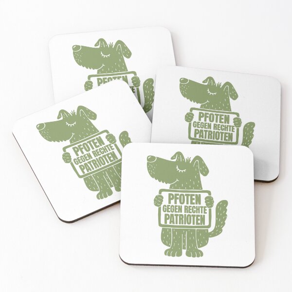 Item preview, Paws against right-wing patriots green designed and sold by DerKunstraum.