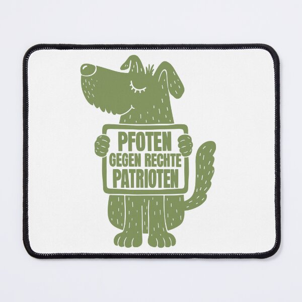 Item preview, Paws against right-wing patriots green designed and sold by DerKunstraum.